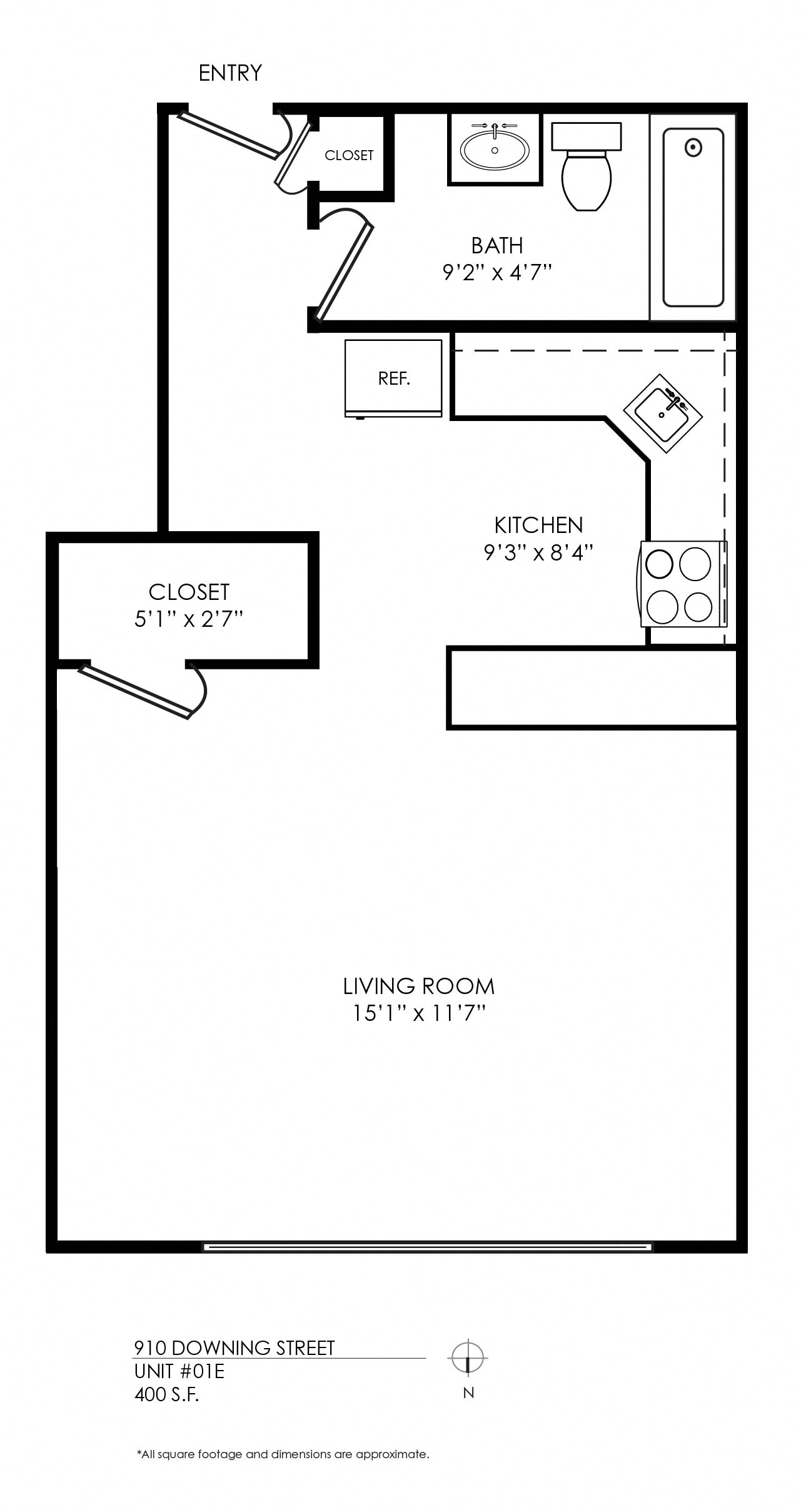 studio for rent in Denver